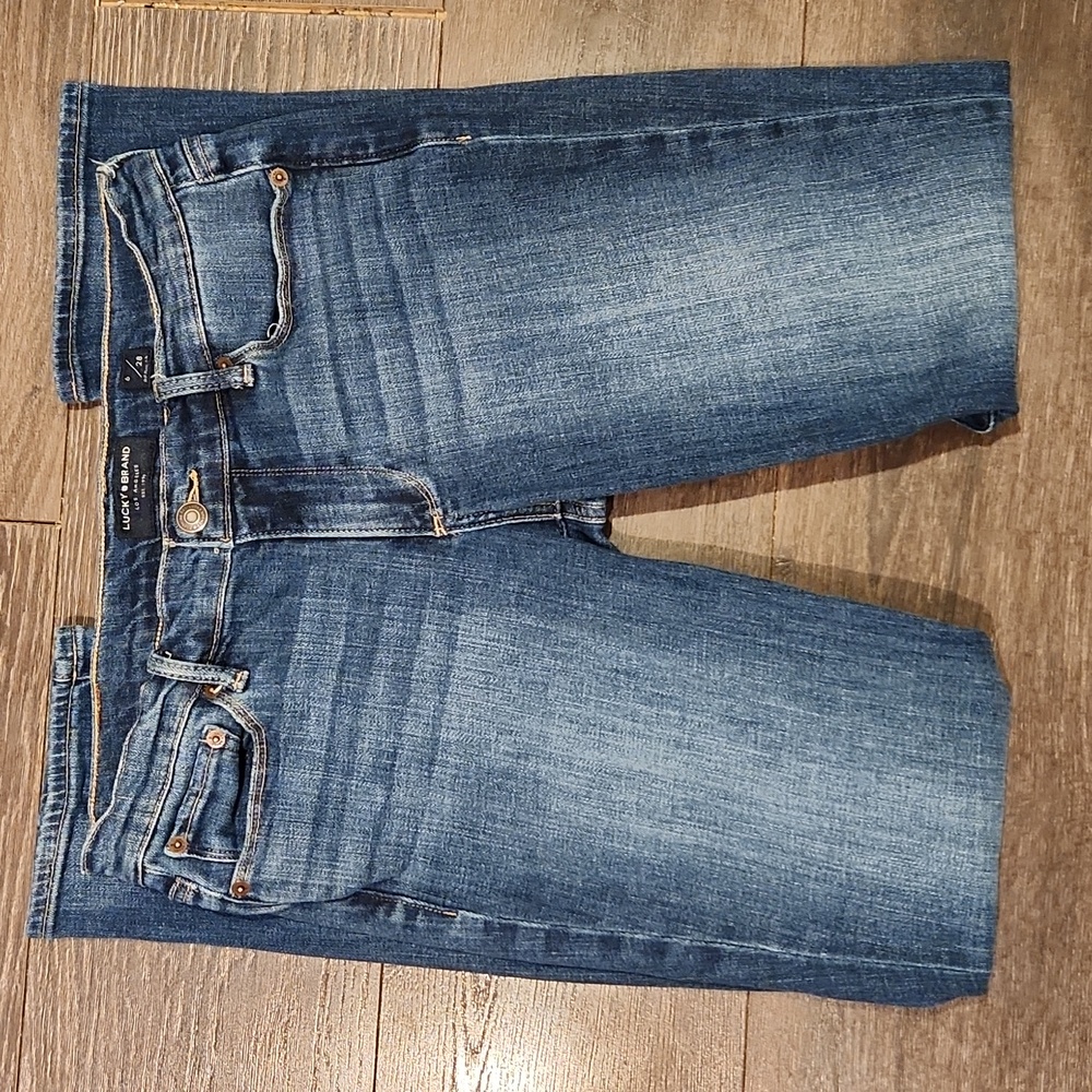 Lucky Brand Women's Straight Leg Jeans - Dark Blue
